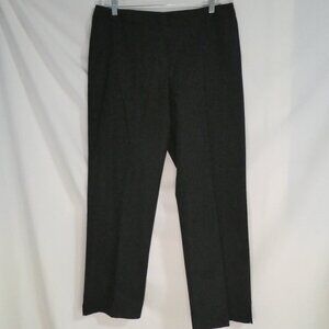 RAFAELLA | size 12 | Classic Black Dress Pants / Trousers | Side Zip Closure